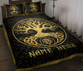 Ohaprints-Quilt-Bed-Set-Pillowcase-Tree-Of-Life-Yggdrasil-Black-Mythology-Norse-Nordic-Custom-Personalized-Name-Blanket-Bedspread-Bedding-728-Throw (55'' x 60'')