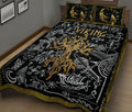 Ohaprints-Quilt-Bed-Set-Pillowcase-Viking-Raven-Tree-Of-Life-Yggdrasil-Huginn-Muninn-Norse-Nordic-Mythology-Blanket-Bedspread-Bedding-722-King (90'' x 100'')