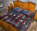 Ohaprints-Quilt-Bed-Set-Pillowcase-Us-Flag-Motorbike-Motorcycle-Motocross-Custom-Personalized-Name-Blanket-Bedspread-Bedding-3457-King (90'' x 100'')