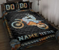 Ohaprints-Quilt-Bed-Set-Pillowcase-Mandala-Vintage-Motorcycle-Motocross-Custom-Personalized-Name-Number-Blanket-Bedspread-Bedding-3462-Throw (55'' x 60'')