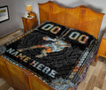 Ohaprints-Quilt-Bed-Set-Pillowcase-Basketball-Boy-Player-Mandala-Black-Custom-Personalized-Name-Number-Blanket-Bedspread-Bedding-3412-King (90'' x 100'')