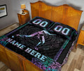 Ohaprints-Quilt-Bed-Set-Pillowcase-Mandala-Hologram-Baseball-Batter-Player-Fan-Custom-Personalized-Name-Number-Blanket-Bedspread-Bedding-3216-King (90'' x 100'')