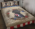 Ohaprints-Quilt-Bed-Set-Pillowcase-Black-Labrador-Vintage-Animal-Pet-Dog-We-The-People-Patriotic-Blanket-Bedspread-Bedding-214-Throw (55'' x 60'')