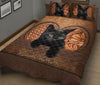 Ohaprints-Quilt-Bed-Set-Pillowcase-Black-Cat-Animal-Pet-Lover-Brown-Vintage-Cat-Mom-Dad-Custom-Personalized-Name-Blanket-Bedspread-Bedding-2568-King (90&#39;&#39; x 100&#39;&#39;)