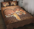 Ohaprints-Quilt-Bed-Set-Pillowcase-Baby-Tiger-Flower-Wild-Animal-Lover-Vintage-Brown-Blanket-Bedspread-Bedding-1389-Throw (55'' x 60'')