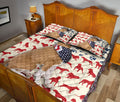 Ohaprints-Quilt-Bed-Set-Pillowcase-American-Us-Flag-Patriotic-Boxer-Animal-Pet-Dog-Lover-Blanket-Bedspread-Bedding-221-Queen (80'' x 90'')