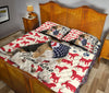 Ohaprints-Quilt-Bed-Set-Pillowcase-American-Flag-Patriotic-Beagle-Animal-Pet-Dog-Lover-Custom-Personalized-Name-Blanket-Bedspread-Bedding-812-Queen (80&#39;&#39; x 90&#39;&#39;)