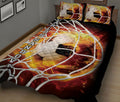 Ohaprints-Quilt-Bed-Set-Pillowcase-Soccer-Goal-Fireball-Lover-Gift-Custom-Personalized-Name-Number-Blanket-Bedspread-Bedding-1495-King (90'' x 100'')