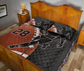Ohaprints-Quilt-Bed-Set-Pillowcase-Football-Run-Ball-Fullback-Custom-Personalized-Name-Number-Blanket-Bedspread-Bedding-916-Queen (80'' x 90'')