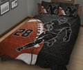 Ohaprints-Quilt-Bed-Set-Pillowcase-Football-Run-Ball-Fullback-Custom-Personalized-Name-Number-Blanket-Bedspread-Bedding-916-King (90'' x 100'')