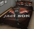 Ohaprints-Quilt-Bed-Set-Pillowcase-Football-Catch-Interception-Fans-Lover-Gift-Custom-Personalized-Name-Number-Blanket-Bedspread-Bedding-1496-King (90'' x 100'')