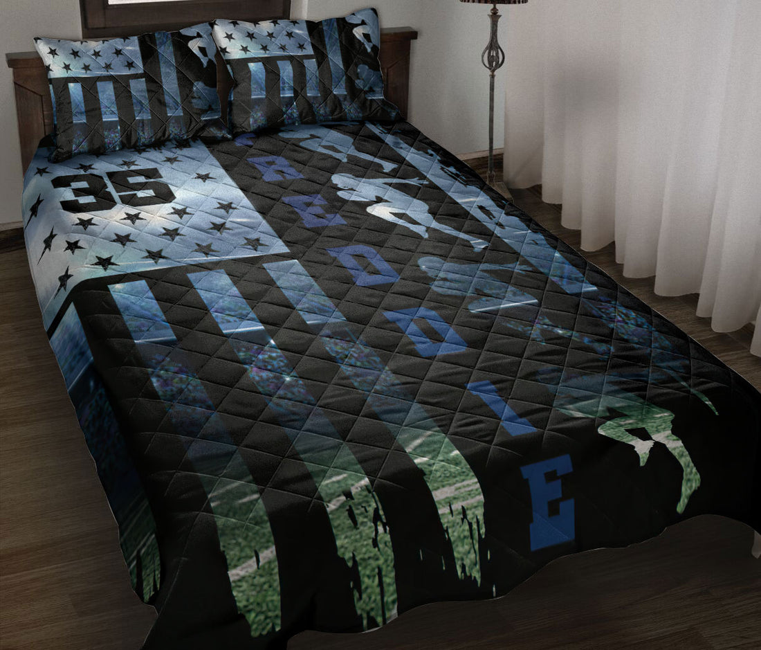 Ohaprints-Quilt-Bed-Set-Pillowcase-Football-Game-Player-Running-Back-Fullback-Custom-Personalized-Name-Number-Blanket-Bedspread-Bedding-2677-Throw (55'' x 60'')