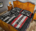 Ohaprints-Quilt-Bed-Set-Pillowcase-Football-Old-Flag-Usa-American-Fullblack-Custom-Personalized-Name-Number-Blanket-Bedspread-Bedding-326-Queen (80'' x 90'')
