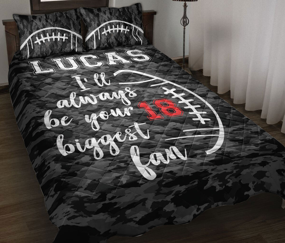 Ohaprints-Quilt-Bed-Set-Pillowcase-Football-Alway-Be-Your-Biggest-Fan-Custom-Personalized-Name-Number-Blanket-Bedspread-Bedding-1498-Throw (55'' x 60'')
