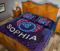 Ohaprints-Quilt-Bed-Set-Pillowcase-Neon-Sky-Bowling-Ball-Blanket-Gift-Bowling-Lover-Custom-Personalized-Name-Blanket-Bedspread-Bedding-1486-Queen (80'' x 90'')