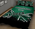 Ohaprints-Quilt-Bed-Set-Pillowcase-Cheerleading-Cheerleader-Green-Gift-For-Her-Custom-Personalized-Name-Blanket-Bedspread-Bedding-2071-King (90'' x 100'')