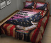 Ohaprints-Quilt-Bed-Set-Pillowcase-America-Us-Lesbian-Pride-Flag-I-Am-Brave-This-Is-Me-Support-Gift-Lgbt-Blanket-Bedspread-Bedding-321-King (90&#39;&#39; x 100&#39;&#39;)