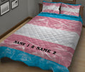 Ohaprints-Quilt-Bed-Set-Pillowcase-Lgbt-Transgender-Pride-Flag-Smoke-Pattern-Gift-Idea-Custom-Personalized-Name-Blanket-Bedspread-Bedding-2078-King (90'' x 100'')