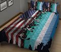 Ohaprints-Quilt-Bed-Set-Pillowcase-America-Us-Gay-Men-Pride-Flag-Lgbt-Lgbtq-Support-Gift-Idea-Blanket-Bedspread-Bedding-2079-King (90'' x 100'')