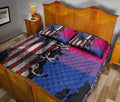 Ohaprints-Quilt-Bed-Set-Pillowcase-America-Us-Bisexual-Pride-Flag-Lgbt-Lgbtq-Support-Gift-Idea-Blanket-Bedspread-Bedding-323-Queen (80'' x 90'')