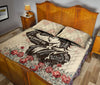 Ohaprints-Quilt-Bed-Set-Pillowcase-Cowgirl-Flower-Vintage-Beige-Western-Horse-Lover-Gift-Blanket-Bedspread-Bedding-827-Queen (80&#39;&#39; x 90&#39;&#39;)
