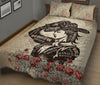 Ohaprints-Quilt-Bed-Set-Pillowcase-Cowgirl-Flower-Vintage-Beige-Western-Horse-Lover-Gift-Blanket-Bedspread-Bedding-827-King (90&#39;&#39; x 100&#39;&#39;)