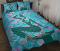 Ohaprints-Quilt-Bed-Set-Pillowcase-3D-Mermaid-Scale-Sea-Ocean-Beach-Lover-Gift-Blue-Custom-Personalized-Name-Blanket-Bedspread-Bedding-926-Throw (55'' x 60'')