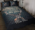 Ohaprints-Quilt-Bed-Set-Pillowcase-Deer-Buck-Into-Forest-I-Go-Hunting-Hunter-3D-Printed-Custom-Personalized-Name-Blanket-Bedspread-Bedding-1508-Throw (55'' x 60'')