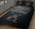 Ohaprints-Quilt-Bed-Set-Pillowcase-Deer-Buck-Into-Forest-I-Go-Hunting-Hunter-3D-Printed-Custom-Personalized-Name-Blanket-Bedspread-Bedding-1508-King (90'' x 100'')