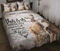 Ohaprints-Quilt-Bed-Set-Pillowcase-Deer-Hunting-Hunter-Couple-Buck-Doe-This-Is-Us-Brown-Custom-Personalized-Name-Blanket-Bedspread-Bedding-1509-Throw (55'' x 60'')