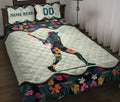 Ohaprints-Quilt-Bed-Set-Pillowcase-Baseball-Softball-Girl-Batter-Flower-Player-Custom-Personalized-Name-Number-Blanket-Bedspread-Bedding-1760-Throw (55'' x 60'')