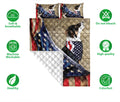 Ohaprints-Quilt-Bed-Set-Pillowcase-Border-Collie-Patriotic-Dog-Lover-American-History-Us-Flag-We-The-People-Blanket-Bedspread-Bedding-260-Double (70'' x 80'')