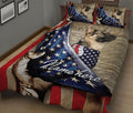 Ohaprints-Quilt-Bed-Set-Pillowcase-German-Shepherd-Dog-Lover-American-Flag-We-People-Custom-Personalized-Name-Blanket-Bedspread-Bedding-2018-King (90'' x 100'')