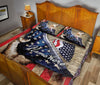 Ohaprints-Quilt-Bed-Set-Pillowcase-Golden-Retriever-Dog-Lover-American-Flag-We-People-Custom-Personalized-Name-Blanket-Bedspread-Bedding-262-Queen (80&#39;&#39; x 90&#39;&#39;)