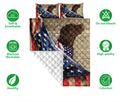 Ohaprints-Quilt-Bed-Set-Pillowcase-Chocolate-Labrador-Patriotic-Dog-Lover-American-History-Us-Flag-We-The-People-Blanket-Bedspread-Bedding-1433-Double (70'' x 80'')