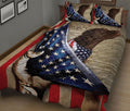 Ohaprints-Quilt-Bed-Set-Pillowcase-Chocolate-Labrador-Patriotic-Dog-Lover-American-History-Us-Flag-We-The-People-Blanket-Bedspread-Bedding-1433-King (90'' x 100'')