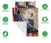 Ohaprints-Quilt-Bed-Set-Pillowcase-Westie-West-Highland-White-Terrier-Patriotic-Dog-Lover-American-Flag-We-People-Blanket-Bedspread-Bedding-854-Double (70&#39;&#39; x 80&#39;&#39;)