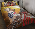 Ohaprints-Quilt-Bed-Set-Pillowcase-English-Bulldog-Patriotic-Dog-Lover-American-Eagle-Us-Flag-We-The-People-Blanket-Bedspread-Bedding-855-Throw (55'' x 60'')