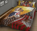 Ohaprints-Quilt-Bed-Set-Pillowcase-English-Bulldog-Patriotic-Dog-Lover-American-Eagle-Us-Flag-We-The-People-Blanket-Bedspread-Bedding-855-King (90'' x 100'')