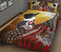 Ohaprints-Quilt-Bed-Set-Pillowcase-French-Bulldog-Patriotic-Dog-Lover-American-Eagle-Us-Flag-We-The-People-Blanket-Bedspread-Bedding-1775-King (90'' x 100'')