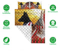 Ohaprints-Quilt-Bed-Set-Pillowcase-Black-German-Shepherd-Patriotic-Dog-Lover-American-Eagle-Us-Flag-We-The-People-Blanket-Bedspread-Bedding-1435-Double (70'' x 80'')