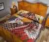 Ohaprints-Quilt-Bed-Set-Pillowcase-Golden-Retriever-Patriotic-Dog-Lover-American-Eagle-Us-Flag-We-The-People-Blanket-Bedspread-Bedding-2615-Queen (80&#39;&#39; x 90&#39;&#39;)