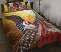 Ohaprints-Quilt-Bed-Set-Pillowcase-Chocolate-Labrador-Patriotic-Dog-Lover-American-Eagle-Us-Flag-We-The-People-Blanket-Bedspread-Bedding-856-Throw (55'' x 60'')