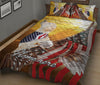 Ohaprints-Quilt-Bed-Set-Pillowcase-Labrador-Patriotic-Dog-Lover-American-Eagle-Us-Flag-Custom-Personalized-Name-Blanket-Bedspread-Bedding-602-King (90&#39;&#39; x 100&#39;&#39;)