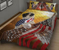 Ohaprints-Quilt-Bed-Set-Pillowcase-Pug-Patriotic-Dog-Lover-American-Eagle-Us-Flag-We-The-People-Blanket-Bedspread-Bedding-1436-King (90'' x 100'')