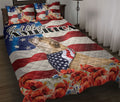 Ohaprints-Quilt-Bed-Set-Pillowcase-Bulldog-Patriotic-Dog-Lover-God-Bless-America-Us-Flag-Blanket-Bedspread-Bedding-2365-Throw (55'' x 60'')