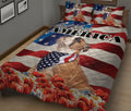 Ohaprints-Quilt-Bed-Set-Pillowcase-English-Bulldog-Patriotic-Dog-Lover-God-Bless-America-Us-Flag-Blanket-Bedspread-Bedding-2617-King (90'' x 100'')