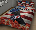 Ohaprints-Quilt-Bed-Set-Pillowcase-Black-German-Shepherd-Patriotic-Dog-Lover-God-Bless-America-Us-Flag-Blanket-Bedspread-Bedding-267-King (90'' x 100'')