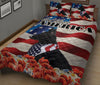 Ohaprints-Quilt-Bed-Set-Pillowcase-Black-German-Shepherd-Patriotic-Dog-Lover-God-Bless-America-Us-Flag-Blanket-Bedspread-Bedding-267-King (90&#39;&#39; x 100&#39;&#39;)