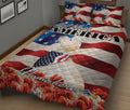 Ohaprints-Quilt-Bed-Set-Pillowcase-Labrador-Patriotic-Dog-Lover-God-Bless-America-Flag-Custom-Personalized-Name-Blanket-Bedspread-Bedding-2366-King (90'' x 100'')